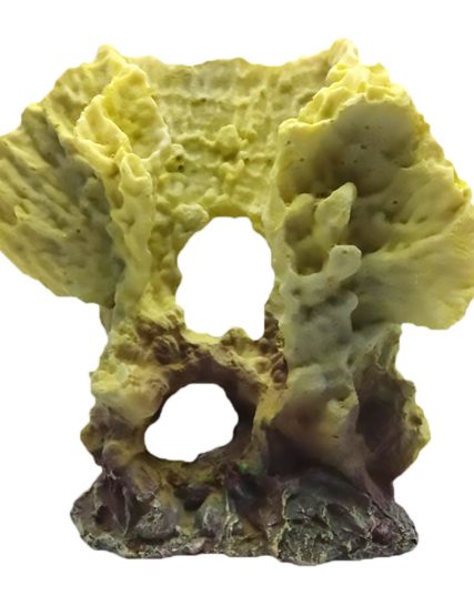 Decoratie koraal geel