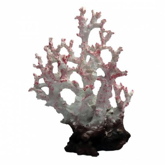 Kunststof koraal 30 cm wit