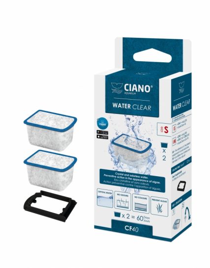 Water clear small 2st Blauw 3,8x3x2,3CM