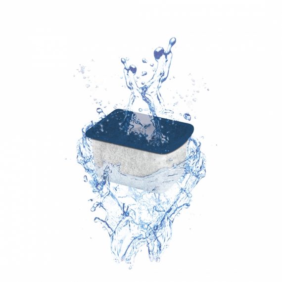Water clear medium 1st Blauw 4.6x3.6x3.1cm